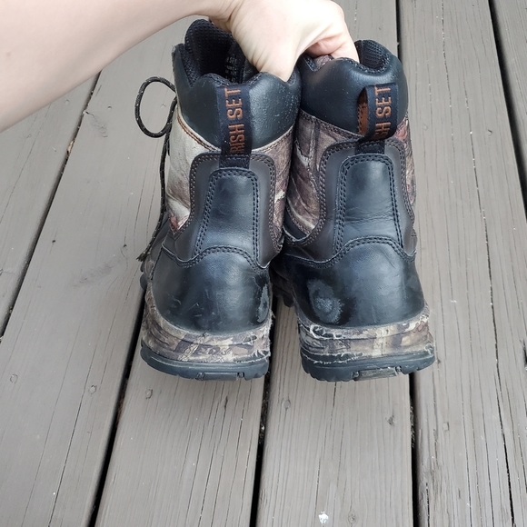 Irish Setter Grizzly Tracker 9'' Waterproof Insulated Mossy Oak Break-Up Boots - Picture 5 of 9